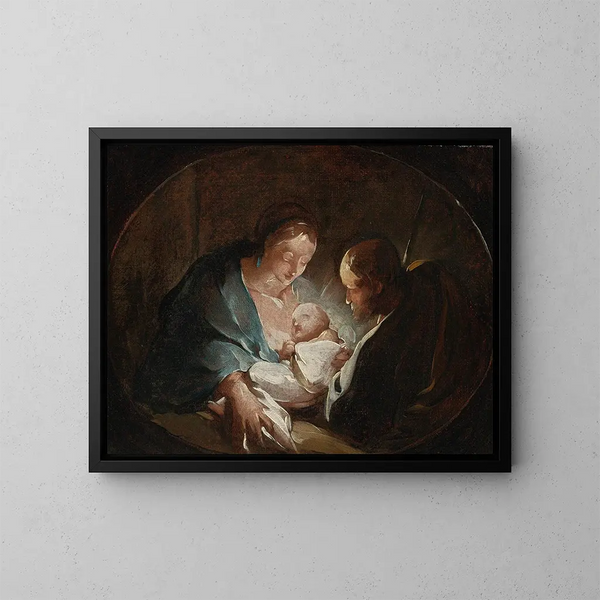La Sainte Famille - Paul Troger — kehystetty taideteos seinällä
