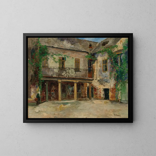 Paul Unbereit - Romantischer Innenhof in der Wachau.webp