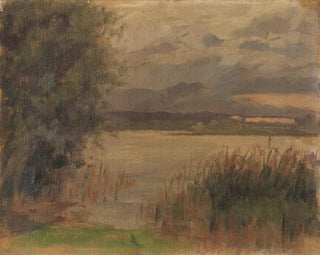 Vue sur le Chiemsee Étude - Paul Weber — näkymä teoksesta