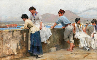 Paul Wilhelm KellerReutlingen - The Pier of Naples with Vesuvius in the Background.webp