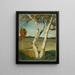 Bouleau dans un paysage - Paula Modersohn-Becker — kehystetty taideteos seinällä