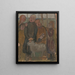 Cinq enfants avec des moutons - Paula Modersohn-Becker — kehystetty taideteos seinällä