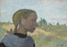 Muotokuva nuoresta tytöstä - Paula Modersohn-Becker — näkymä teoksesta