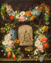 Kukkakruunu Madonna-reliefillä - Pauline Koudelka-Schmerling — näkymä teoksesta