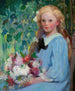 Fille aux fleurs - Pauline Palmer — näkymä teoksesta