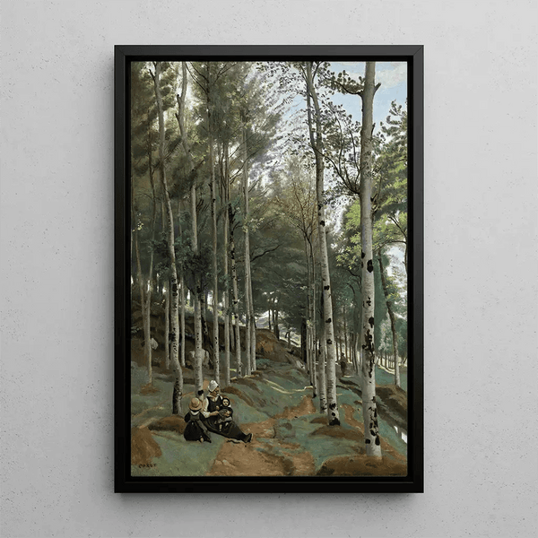 Paysage Breton - Jean-Baptiste Camille Corot | Reproduction Tableau Décoration murale affiche copie