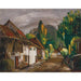 Maalauksen jäljennös Maisema Haute-Savoie - Boris Grigoriev