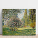Maalauksen jäljennös Maisema; Le Parc Monceau - Claude Monet