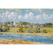 Maalauksen jäljennös maisemasta Newfieldsissä, New Hampshire - Childe Hassam