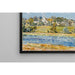 Maalauksen jäljennös maisemasta Newfieldsissä, New Hampshire - Childe Hassam