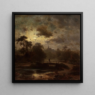 Paysage au clair de lune - Jules Dupré