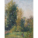 Maalauksen jäljennös Maisema kahdella hahmolla, Éragny, Syksy - Camille Pissarro