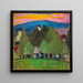 maisemasta kukkien kanssa - Alexej von Jawlensky — kehystetty taideteos seinällä