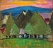 maisemasta kukkien kanssa - Alexej von Jawlensky — näkymä teoksesta