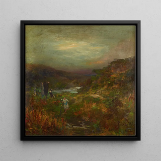 Paysage avec figures - Petrus van der Velden