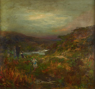 Paysage avec figures - Petrus van der Velden