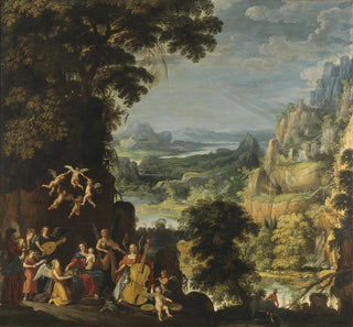 Paysage avec la fuite en Égypte - David Teniers l'Ancien