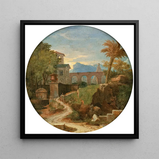 Paysage classique - Francisque Millet