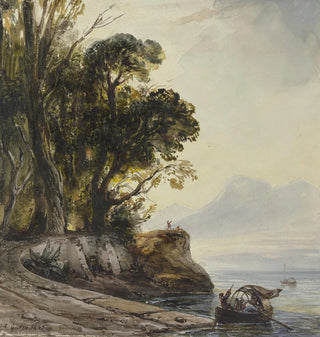 Paysage côtier - Théodore Gudin