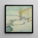 Talvimaisema - John Henry Twachtman — kehystetty taideteos seinällä