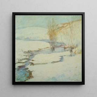 John Henry Twachtman - Winter Landscape.webp
