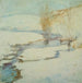 Talvimaisema - John Henry Twachtman — näkymä teoksesta