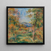 Cagnesin maisemasta - Pierre-Auguste Renoir — kehystetty taideteos seinällä