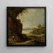 Etelän maisemasta Saint Antoine l'Ermite - David Teniers le Jeune — kehystetty taideteos seinällä