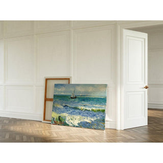 Paysage marin près des Saintes-Maries-de-la-Mer - Vincent Van Gogh | Reproduction Tableau Décoration murale affiche copie