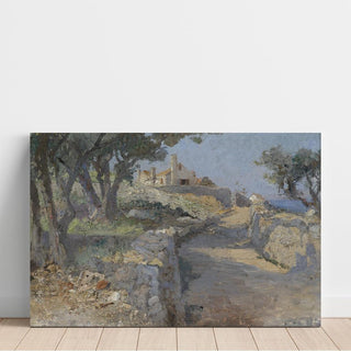 Paysage près de Fiume - Marie Egner | Reproduction Tableau Décoration murale affiche copie