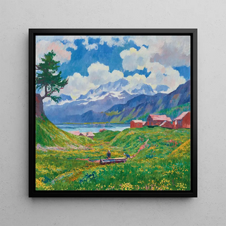 Giovanni Giacometti - Spring landscape.webp