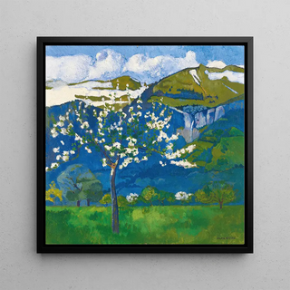 Paysage printanier - Max Buri