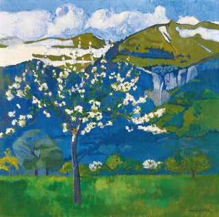 Paysage printanier - Max Buri