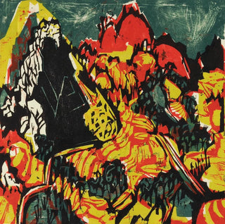 Paysage tessinois coloré - Albert Müller