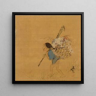 Shibata Zeshin - Peasant with Basket.webp