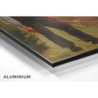 Paysans debout sur un chemin - Max Liebermann | Reproduction Tableau Décoration murale affiche copie