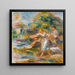 Pêcheuses La Ligne - Pierre-Auguste Renoir — kehystetty taideteos seinällä