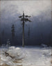 Arbre dans une forêt hivernale - Peder Balke — näkymä teoksesta