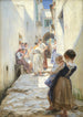 Katu Torellossa, Italiassa - Peder Severin Krøyer — näkymä teoksesta