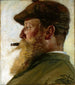 Christian Krohg - Peder Severin Krøyer — näkymä teoksesta