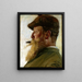 Christian Krohg - Peder Severin Krøyer — kehystetty taideteos seinällä