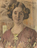 Portrait de femme probablement Anna Vilhelmine Johanne Dorthea Halberg épousa Bjørner plus tard Larsen - Peder Severin Krøyer — näkymä teoksesta