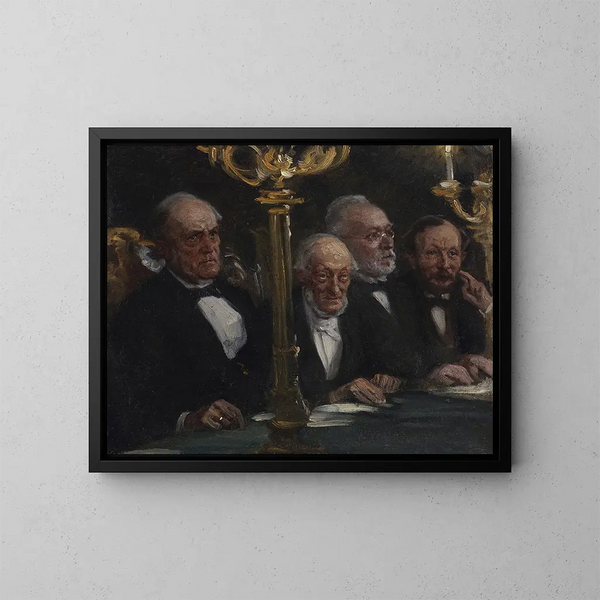 Ryhmämuotokuvia - Peder Severin Krøyer — kehystetty taideteos seinällä