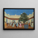 Patio-maalaus - Pedro Figari — kehystetty taideteos seinällä
