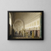 La galerie intérieure du musée royal au palais royal de Stockholm - Pehr Hilleström — kehystetty taideteos seinällä