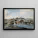 Näkymä Bernshammarin saha-alueelta - Pehr Nordquist — kehystetty taideteos seinällä