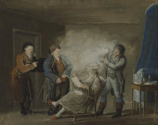 Pendant que la perruque est poudrée - Pehr Nordquist — näkymä teoksesta