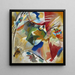 vihreällä keskellä - Wassily Kandinsky — kehystetty taideteos seinällä