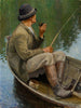 Homme qui pêche - Pekka Halonen — näkymä teoksesta