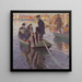 Pèlerins dans une barque - Carl Wilhelmson — kehystetty taideteos seinällä
